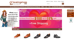 Desktop Screenshot of elevatingshoes.com